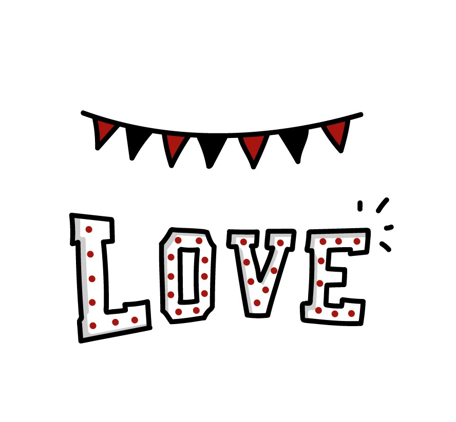 LOVE Buchstaben